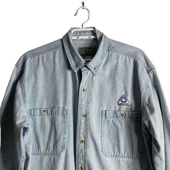 Co-operation Men's Button Down Denim Shirt - Picture 2 of 6